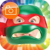Turtle Mask Photo Stickers on 9Apps