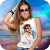 Girl T Shirt Photo Frame on 9Apps