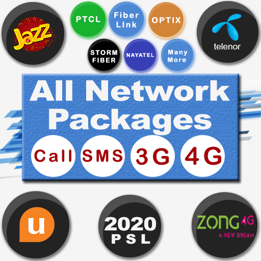 All Network Packages 2020 (Jazz Zong Ufone Telenr) icon