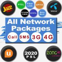 All Network Packages 2020 (Jazz Zong Ufone Telenr) on 9Apps