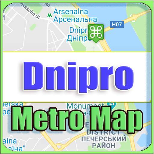Dnipro Metro Map Offline