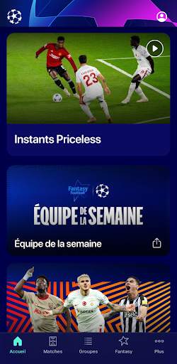 UEFA Champions League officiel screenshot 1