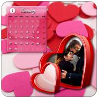 Love GIF Calender Photo Frames on 9Apps