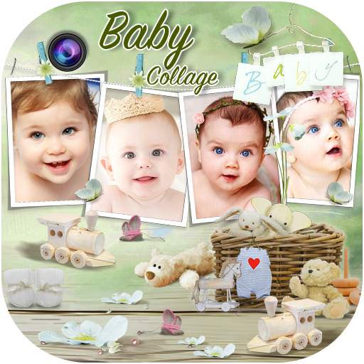 Baby Collage Maker - Baby Card, Frame & Collage