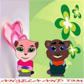 puzzle angela and tom cartoon