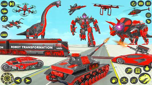 Dino Robot Car Transform Games 3 تصوير الشاشة