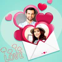 Love Collage - Love Photo Frame, couple photo suit
