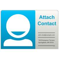 Attach Contact on 9Apps