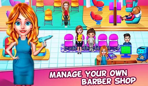 Barber shop - Girl Games