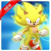 Super Sonic hero: Subway run adventure and dash