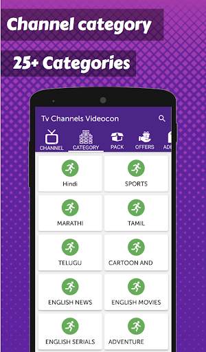 App for Videocon d2h TV Channels List- TV Guide screenshot 2