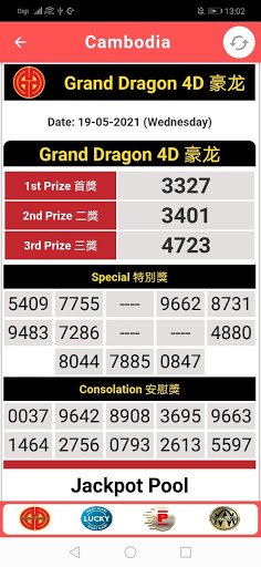 Live 4d deals grand dragon lotto