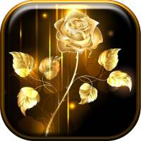 Golden Rose Live Wallpaper HD