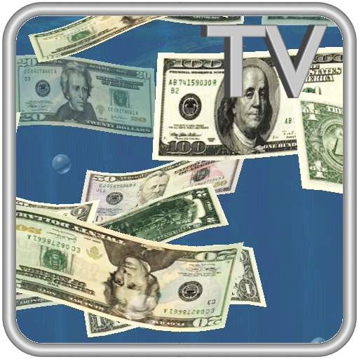 Money Falling Underwater TV - 3D Live App