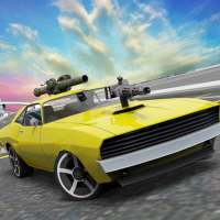 Sports Car Shooting Simulator: Drift Chase racing