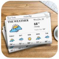 weather information time widget ❄☔️