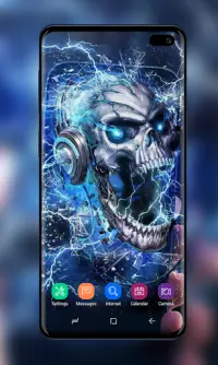 Blue Fire Skull Wallpaper HD APK Download 2023 - Free - 9Apps