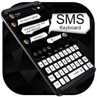 SMS White and Black Keyboard Theme
