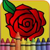 Rose Coloring Games