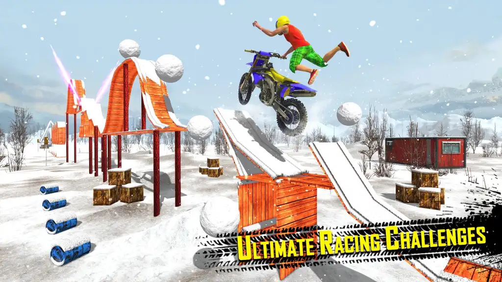 Trial Bike Stunt Racing Games - Tricky Bike Stunt Screenshot