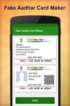 Fake Aadhar Card Maker screenshot 2