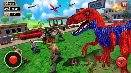 Best Dino Games - Dinosaur Fight Game Android Gameplay 