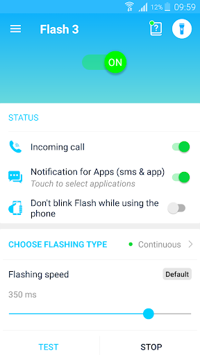 Flash notification on Call & all messages screenshot 4