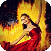 Fire Photo Frames HD