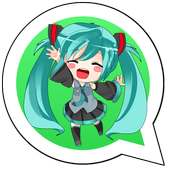 Stickers : Miku Stickers for WhatsApp on 9Apps