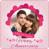 Anniversary Wishes Photo Card on 9Apps