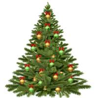 Virtual decoration: Christmas tree