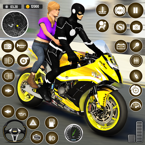 Superhero Bike Taxi: Bike Game icon