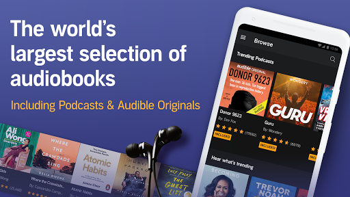 Audible: audiobooks, podcasts & audio stories screenshot 1