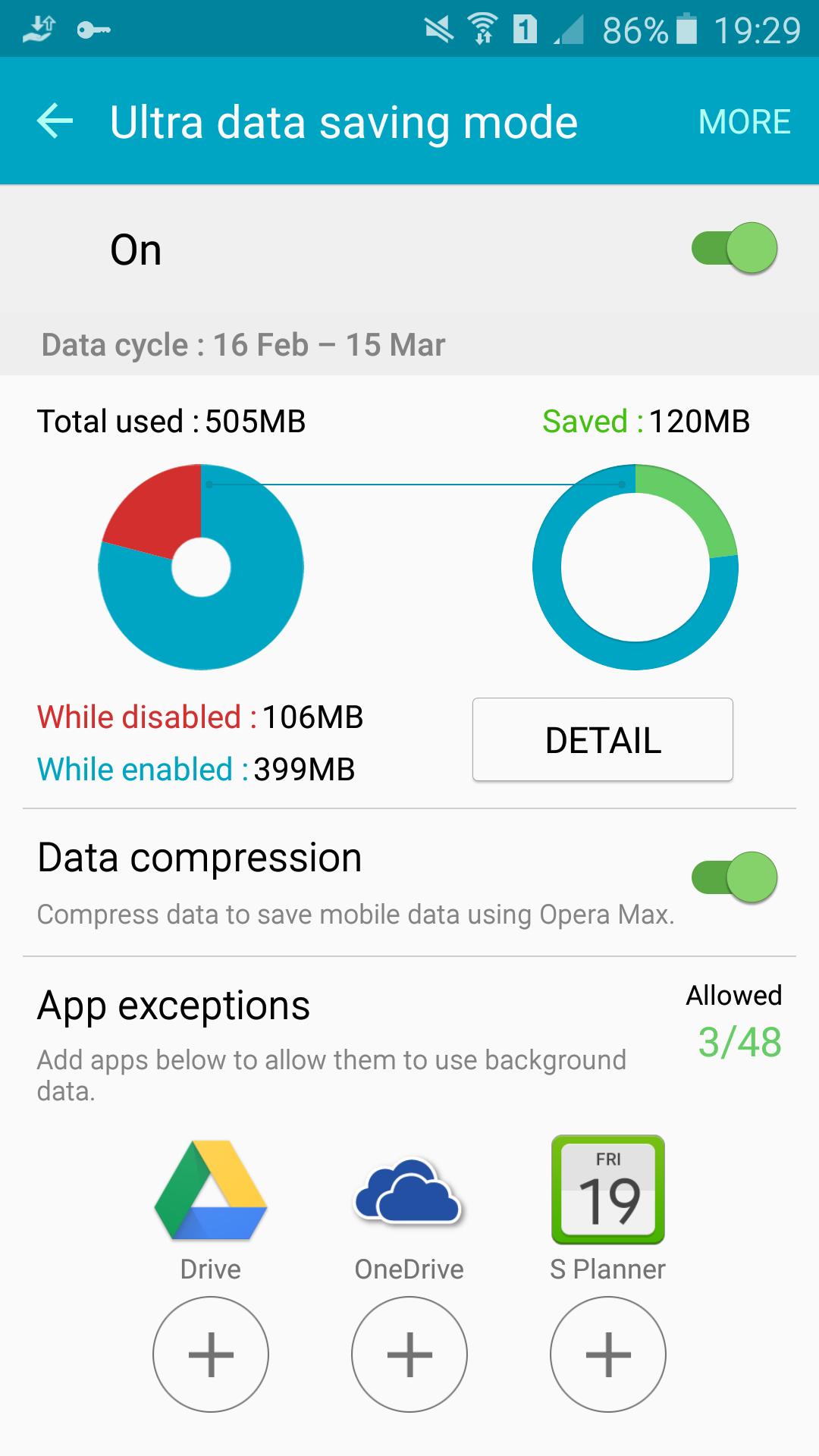 Ultra data saving - Opera Max screenshot 4