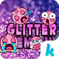 Glitter Emoji Stickers for Chatting (Add Stickers)
