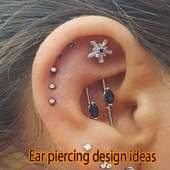 Ear piercing design ideas