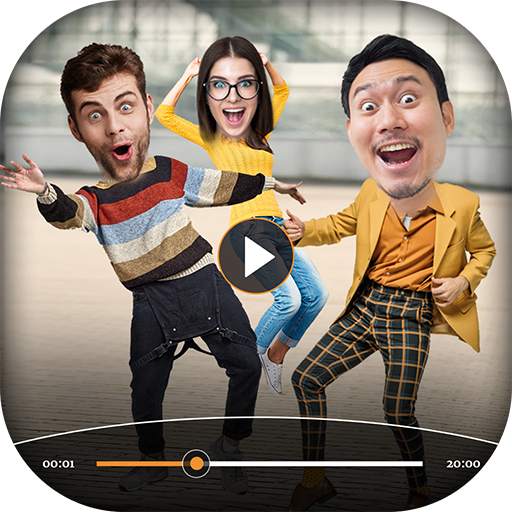 Add Face On Video - Funny Face Video Changer