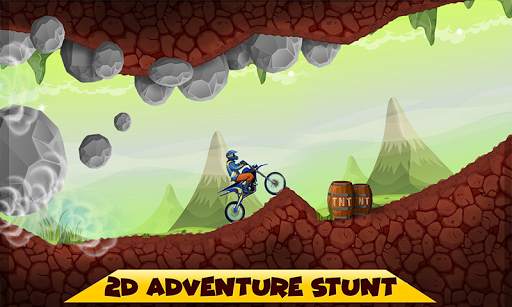 Off-Road Bike Racing Game - Tricky Stunt Master 3 تصوير الشاشة