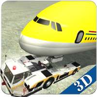공항 지상 비행 직원 3D