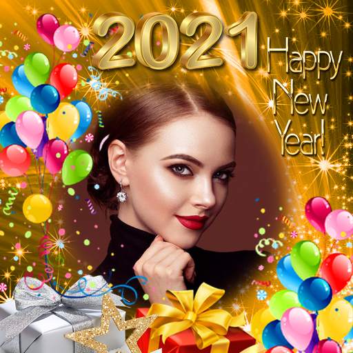New Year 2021 Frame - New Year Greetings 2021