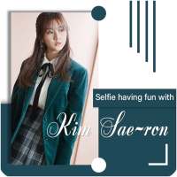 Selfie having fun with Kim Sae-ron