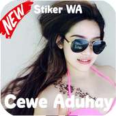 Stiker WA Cewe Aduhay on 9Apps