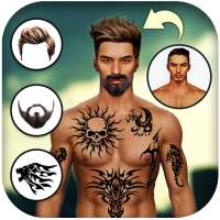 Man Tattoo & Hairstyle Editor on 9Apps
