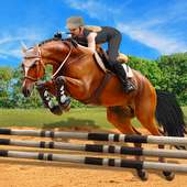 Simulateur d'équitation 3D: jeu mobile jockey