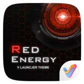 Red Energy V Launcher Theme on 9Apps