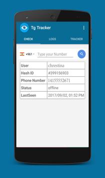 Tracker For Telegram скриншот 3