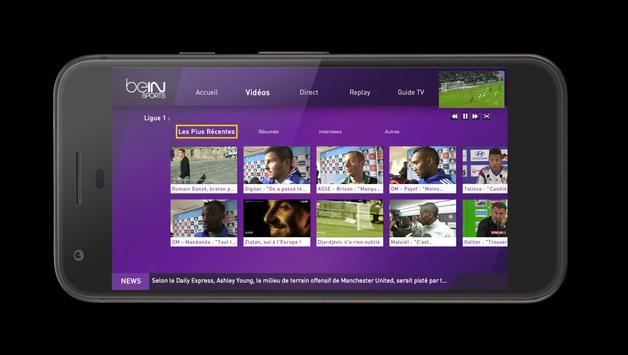 beIN SPORTS CONNECT for Android - Download | Bazaar