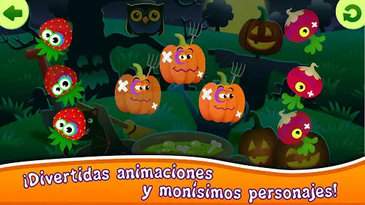 Juegos educativos para niños de 3 años! Funny Food - Descargar APK para  Android