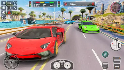 Você pode baixar um novo jogo de corrida com belos carros e