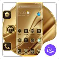 Golden Silk APUS Launcher Theme